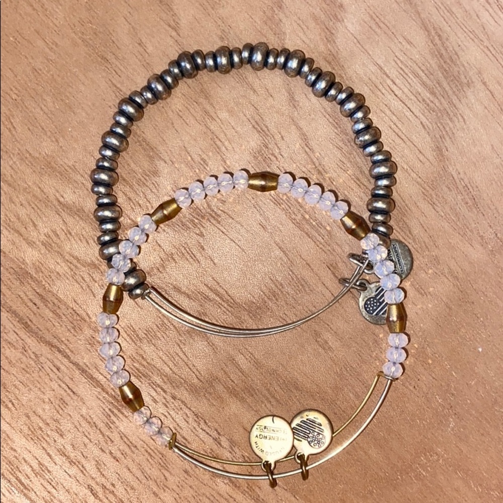 Alex and Ani Bracelet set